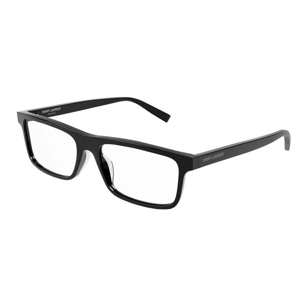Saint Laurent SL 483 001 Black Acetate Rectangle Eyeglasses 55mm